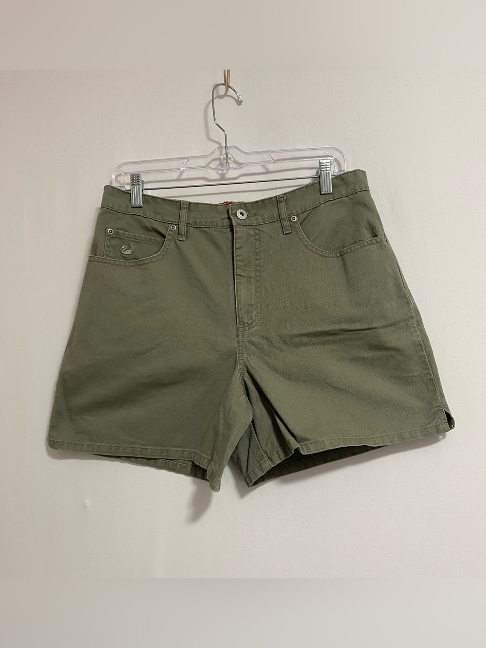 Gloria Vanderbilt Olive Green Jean Shorts